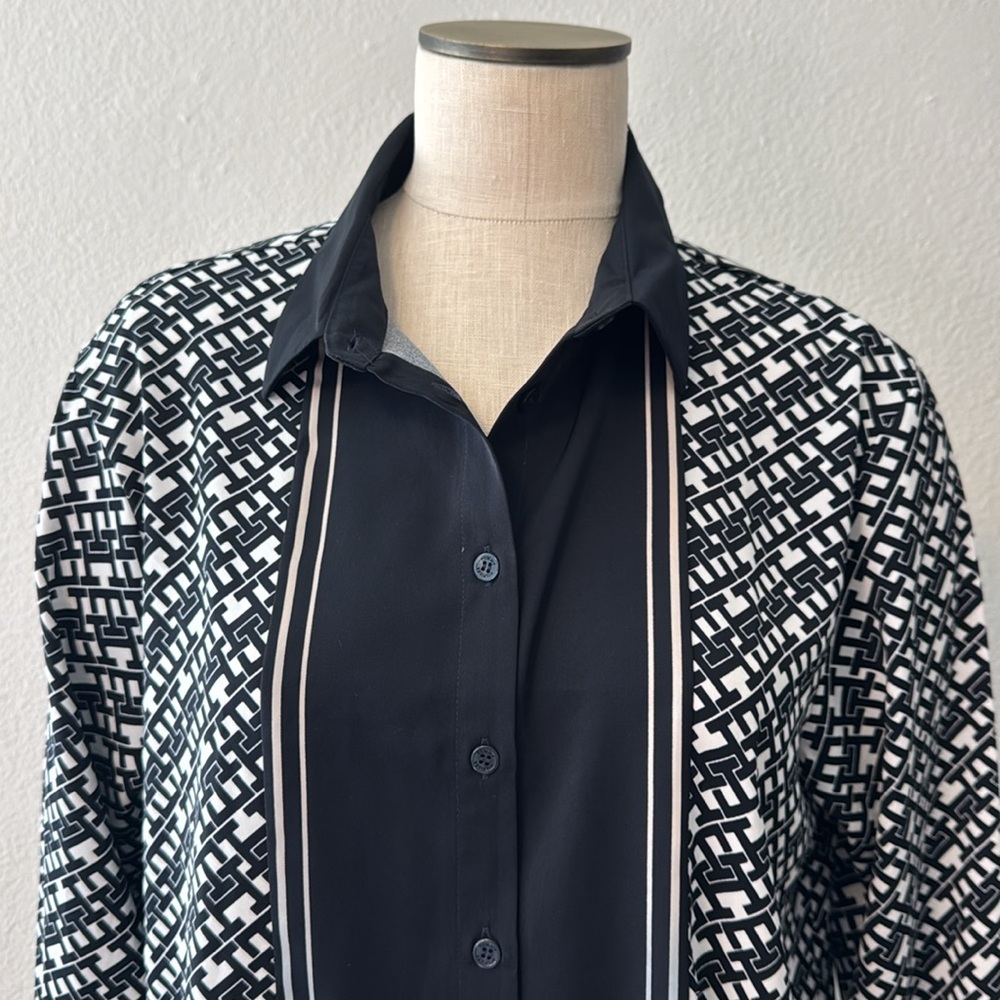 NWT Tommy Hilfiger Luxe Blouse and Pant Set - Picture 2 of 9